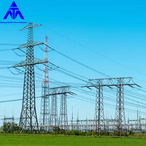 Tháp đường dây truyền tải điện cao áp 220 KV Góc nhúng nóng bằng thép mạ kẽm