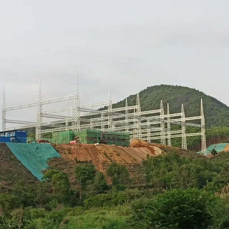 Kết cấu thép trạm biến áp truyền tải điện