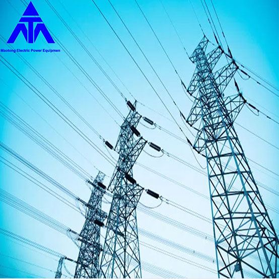 Tháp truyền động lưới thép Antenna vượt sông 330 KV