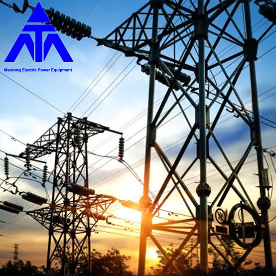 Tháp đường dây truyền tải điện ống thép 132 KV