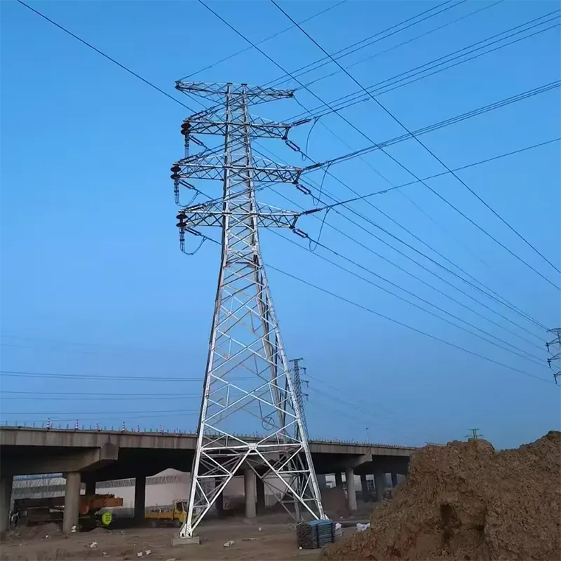 Tháp thép góc mạ kẽm chịu được thời tiết